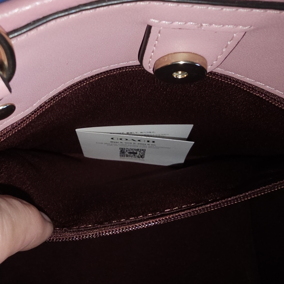 COACH Dempsey Crossbody Tote 22 True Pink NWT - Picture 8 of 11